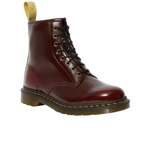 Dr Martens 1460 Vegan Cherry Red Oxford Rub Off