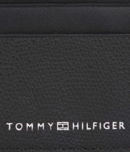 Tommy Hilfiger BUSINESS LEATHER MINI CC ZIP Black