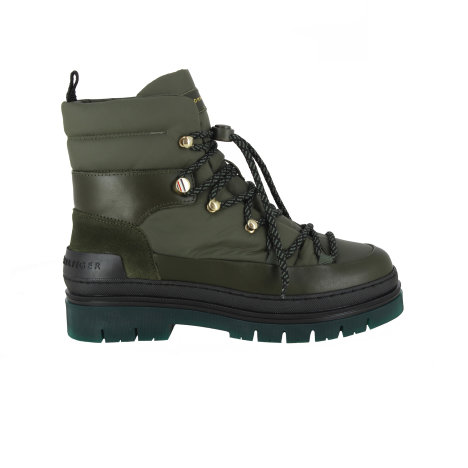 Tommy Hilfiger LACED OUTDOOR BOOT Army Green FW06610-RBN