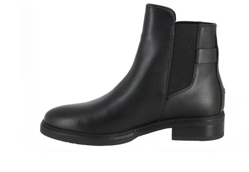Tommy Hilfiger TH LEATHER FLAT BOOT Black