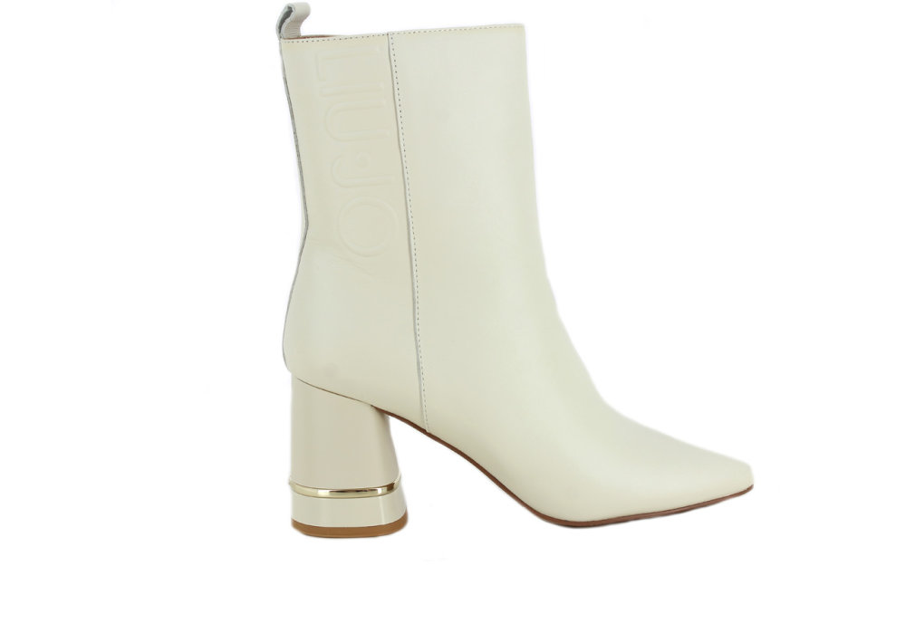 LIU JO HOT 04 - ANKLE BOOT IVORY
