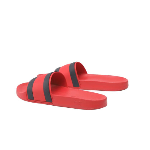 Tommy Hilfiger RUBBER TH FLAG POOL SLIDE Primary Red