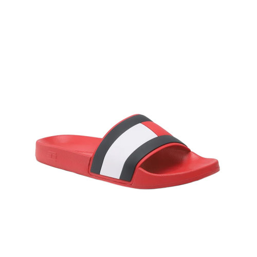 Tommy Hilfiger RUBBER TH FLAG POOL SLIDE Primary Red