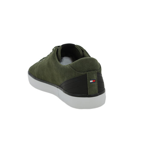 Tommy Hilfiger TH HI VULC CORE LOW SUEDE Army Green