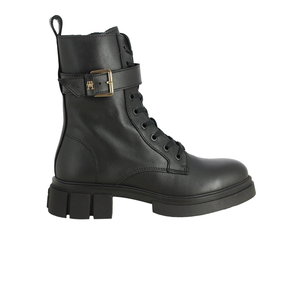 Tommy Hilfiger COOL FEMININE BIKERBOOT Black