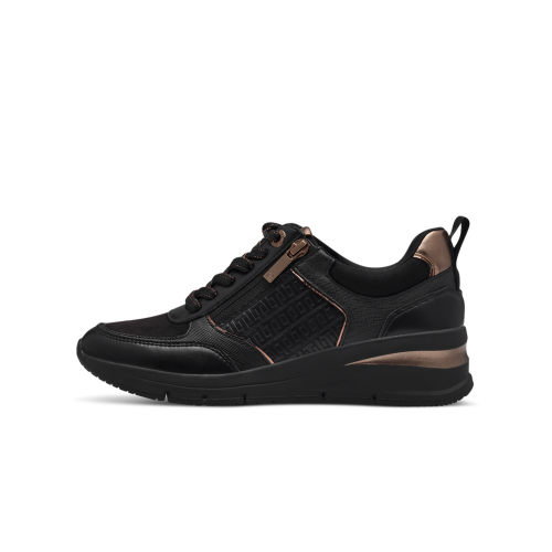 Tamaris tenisica BLACK/COPPER