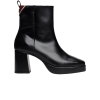 TOMMY HILFIGER PREMIUM LEATHER HIGH HEEL BOOTIE Black