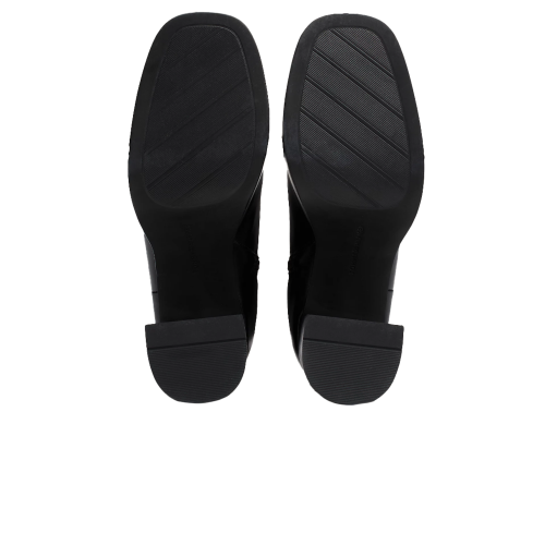 TOMMY HILFIGER PREMIUM LEATHER HIGH HEEL BOOTIE Black