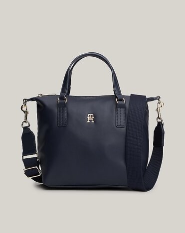 TOMMY HILFIGER POPPY REFORM SMALL TOTE Space Blue AW0AW17015-DW6-OS