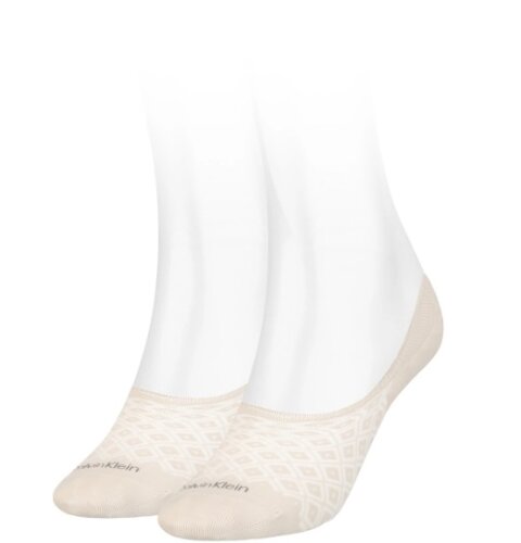 CK WOMEN FOOTIE HIGH CUT 2P DI, ONE SIZE