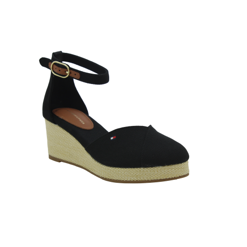 TH Sandals FLAG CLOSED TOE MID WEDGE ESPAD