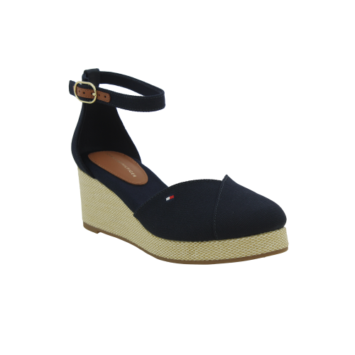 TH Sandals FLAG CLOSED TOE MID WEDGE ESPAD