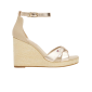 TH Sandals FLAG METALLIC HIGH WEDGE ESPAD