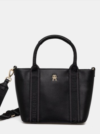 TH Handbags TH LOGOTAPE MINI TOTE AW0AW17201-BDS-001