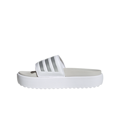 adidas adilette platform White