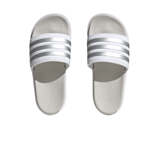 adidas adilette platform White