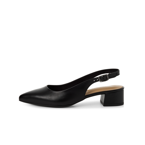 Tamaris cipela na otvorenu petu BLACK LEATHER