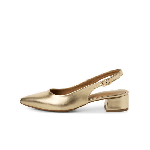 Tamaris cipela na otvorenu petu LIGHT GOLD MET