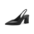 Tamaris cipela na otvorenu petu BLACK LEATHER