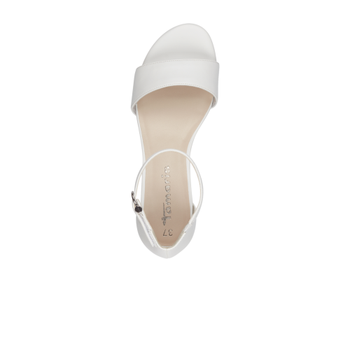 Tamaris sandala WHITE MATT