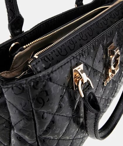 Guess BESSEY LUXURY SATCHEL BLA