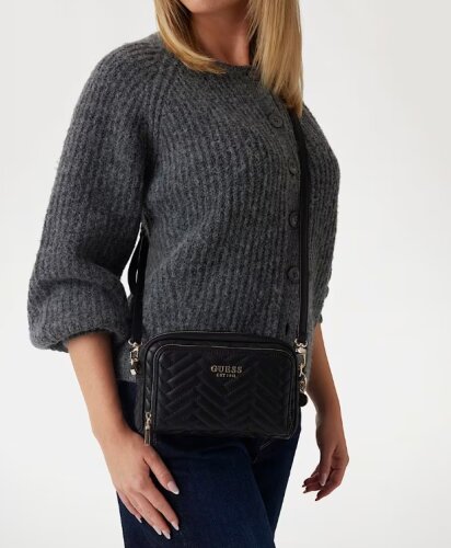 Guess ANNING CAMERA CROSSBODY BLA
