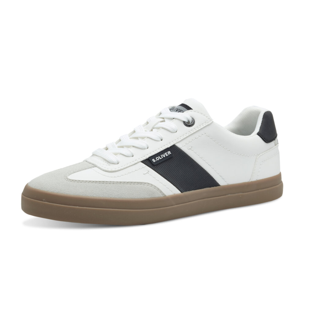 s.Oliver tenisica WHITE/BLACK