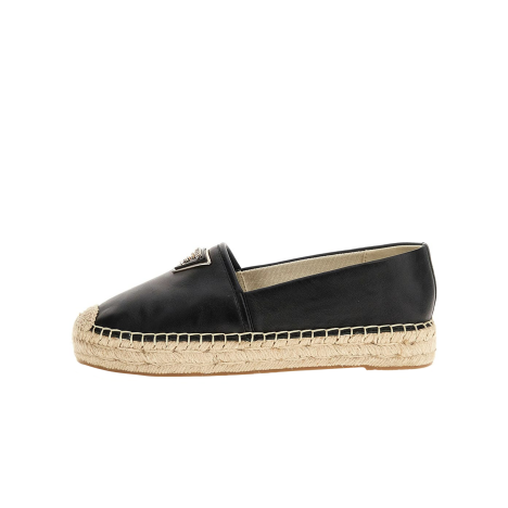 Guess espadrile JOLANDY black FLJLNDLEA14-BLACK