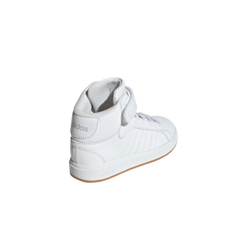 adidas GRAND COURT MID K  FTWWHT/FTWWHT/GREONE
