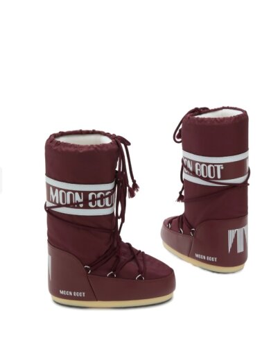 Moon Boot Icon Nylon Burgundy