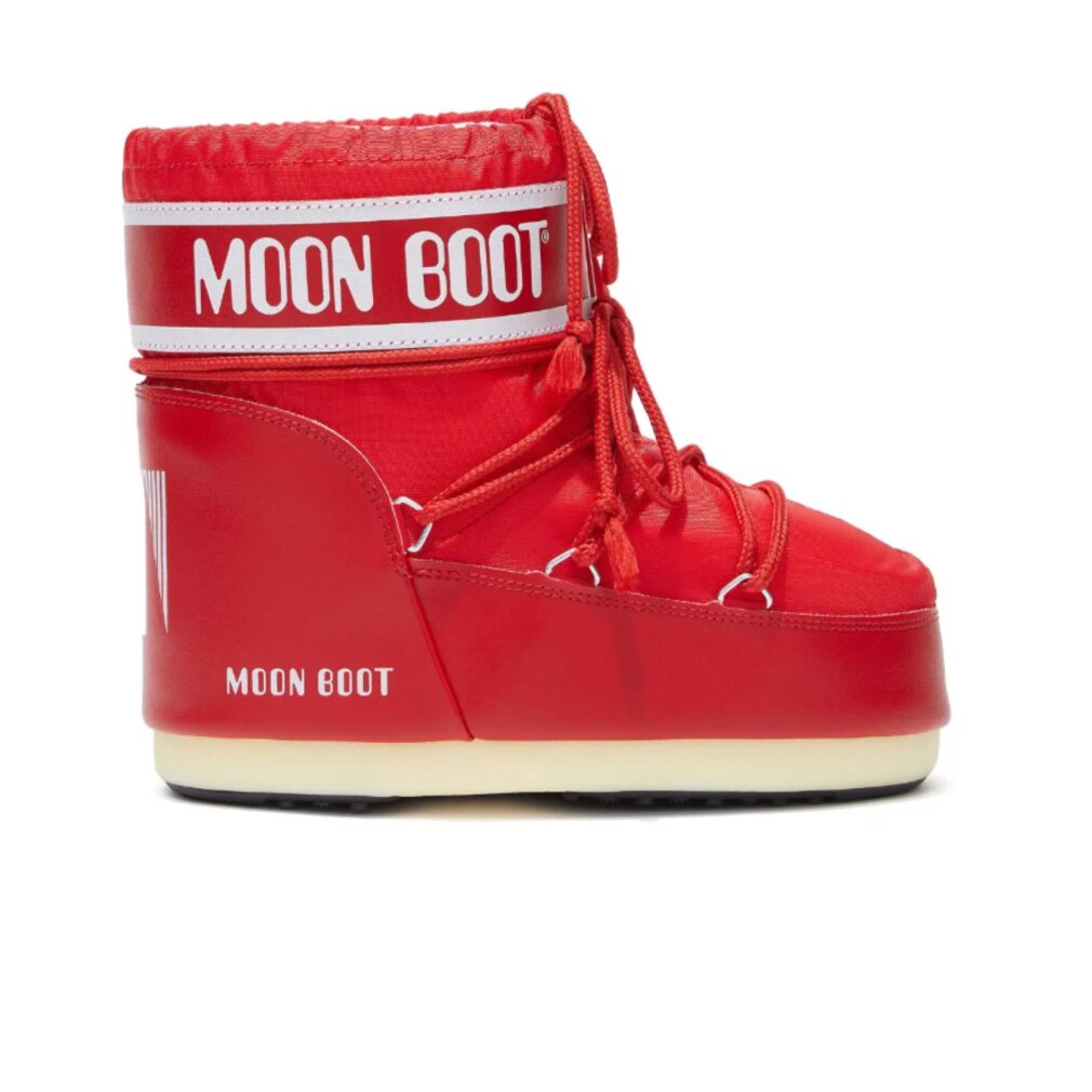 Moon Boot Icon Low Nylon Red