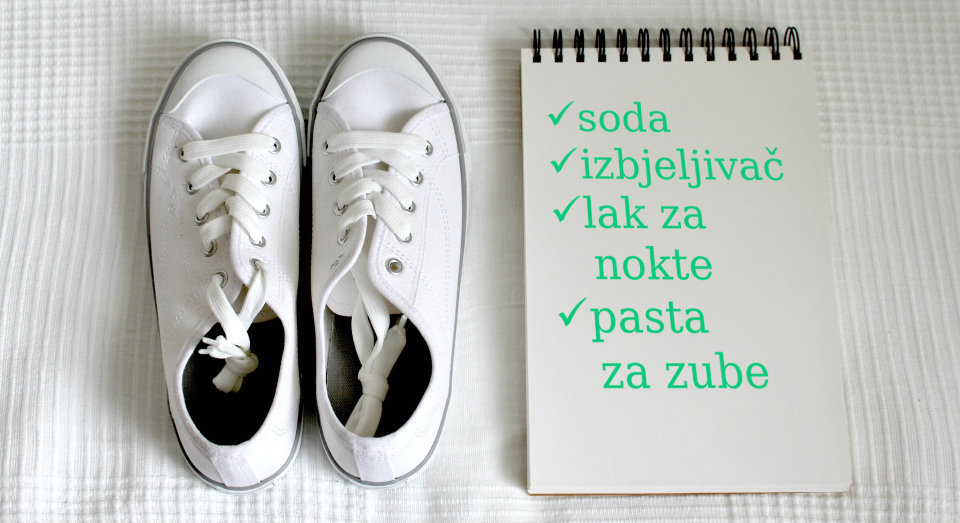 Kako oprati bijele tenisice?