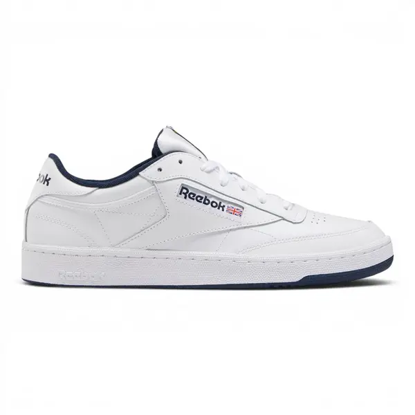 100000156 Bijele kožne tenisice s plavim detaljima – Reebok