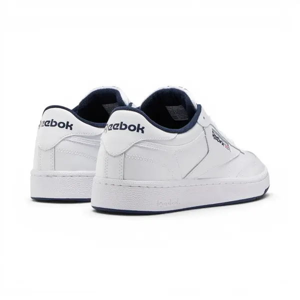 100000156 Bijele kožne tenisice s plavim detaljima – Reebok