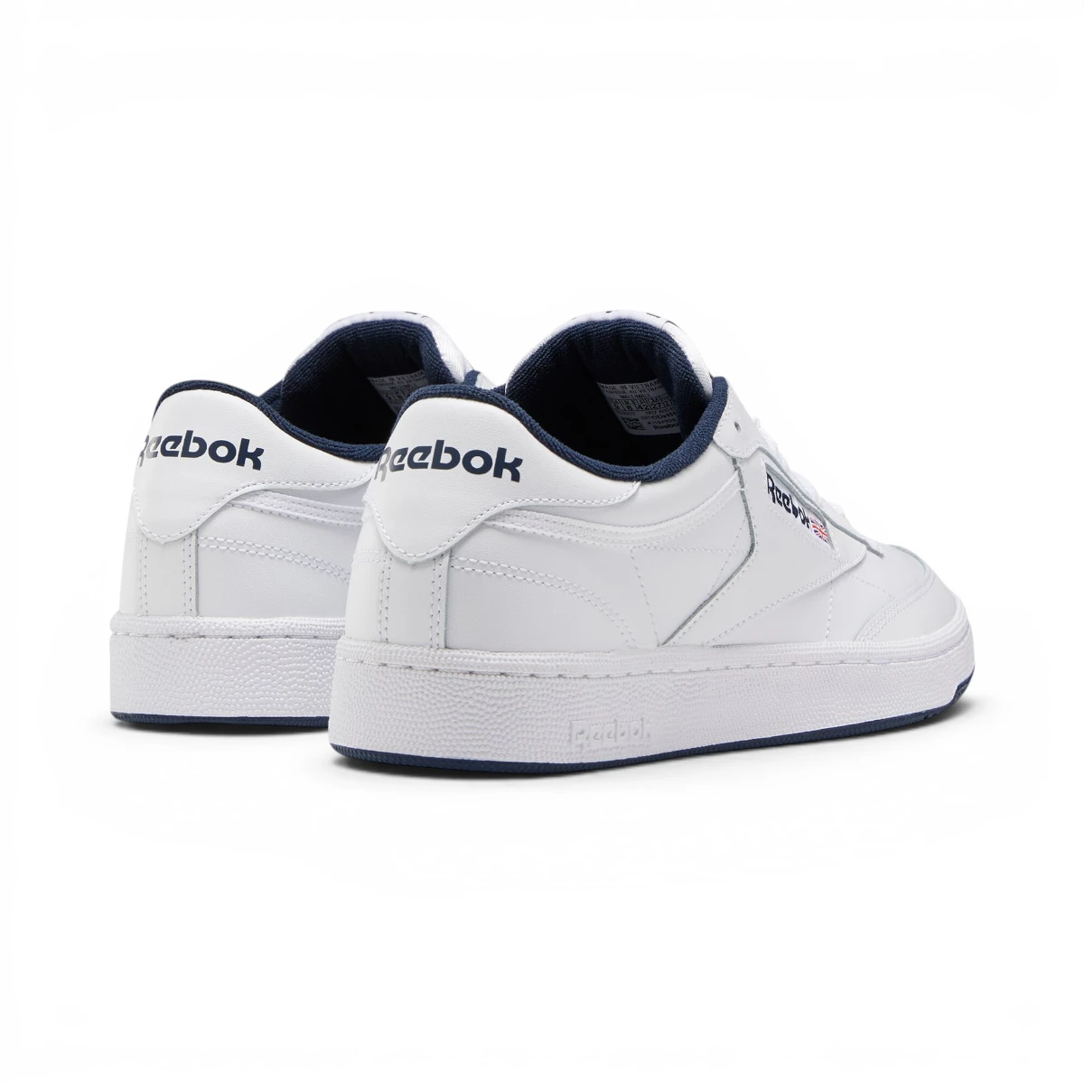 100000156 Bijele kožne tenisice s plavim detaljima – Reebok