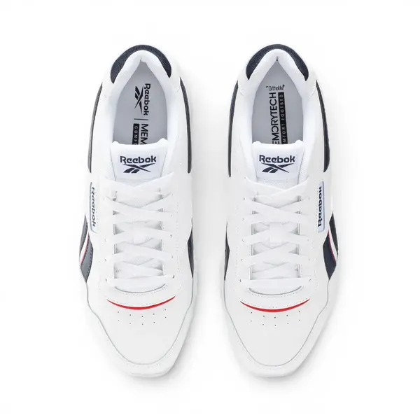 100074141 Bijele retro tenisice s plavim detaljima – Reebok