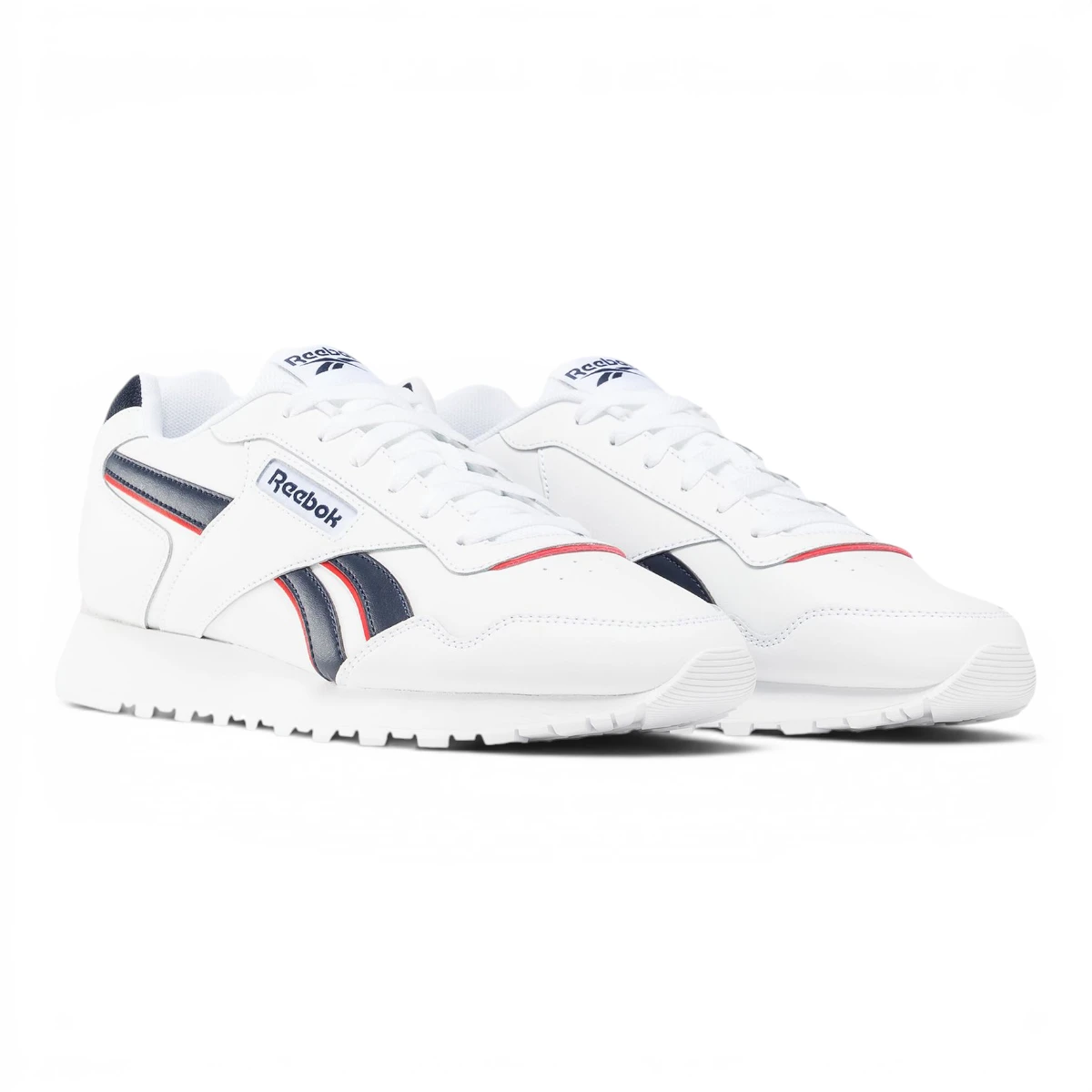 100074141 Bijele retro tenisice s plavim detaljima – Reebok