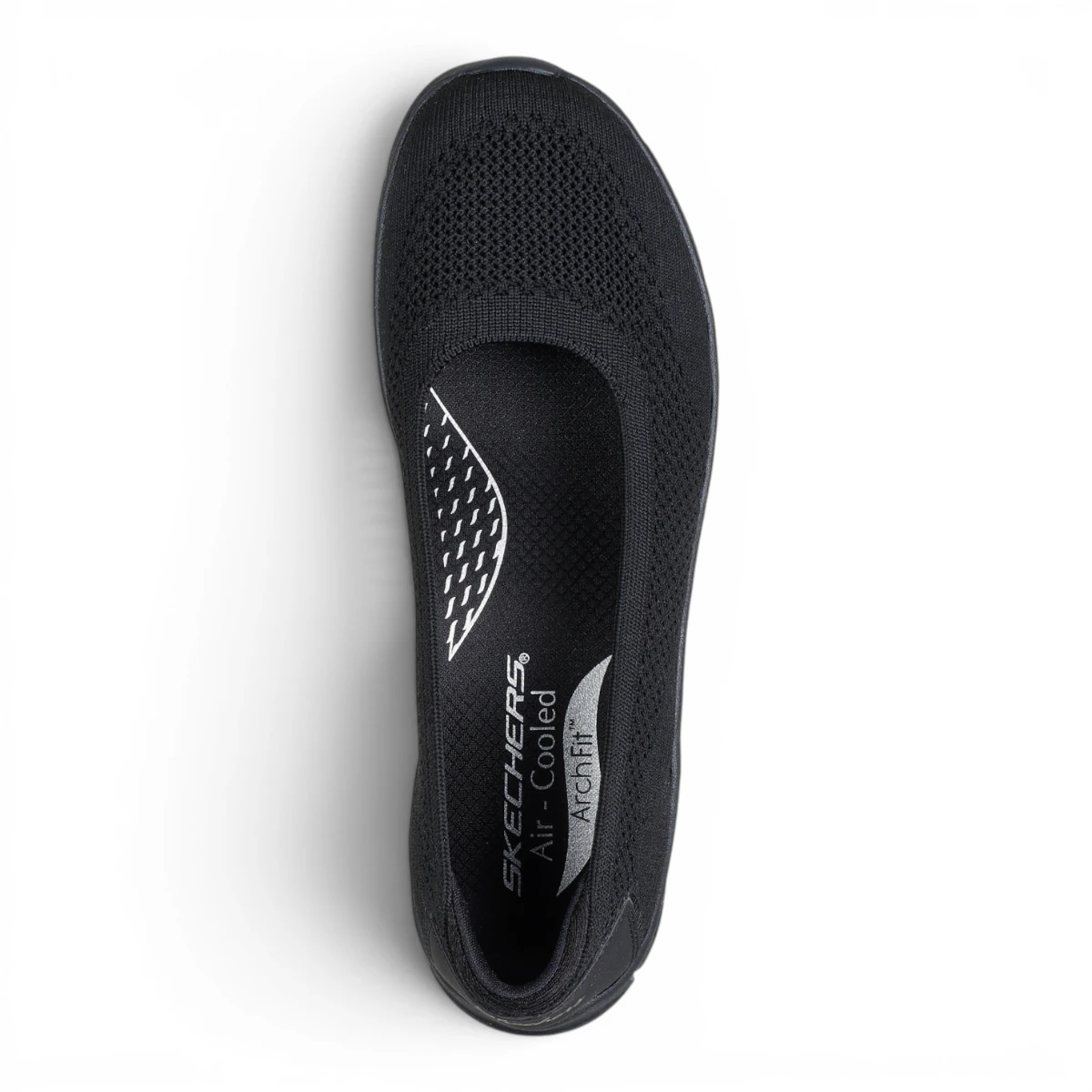 100729-BBK Ženske slip-on Arch Fit Sunny Zen Walk crne Skechers