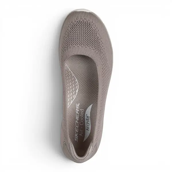 100729-DKTP Ženske slip-on Arch Fit Sunny Zen Walk Taupe Skechers