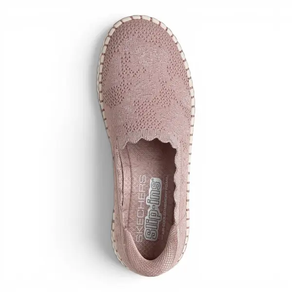 100904-MVE Ženske slip-on Wilshire Blvd True Charm roza Skechers