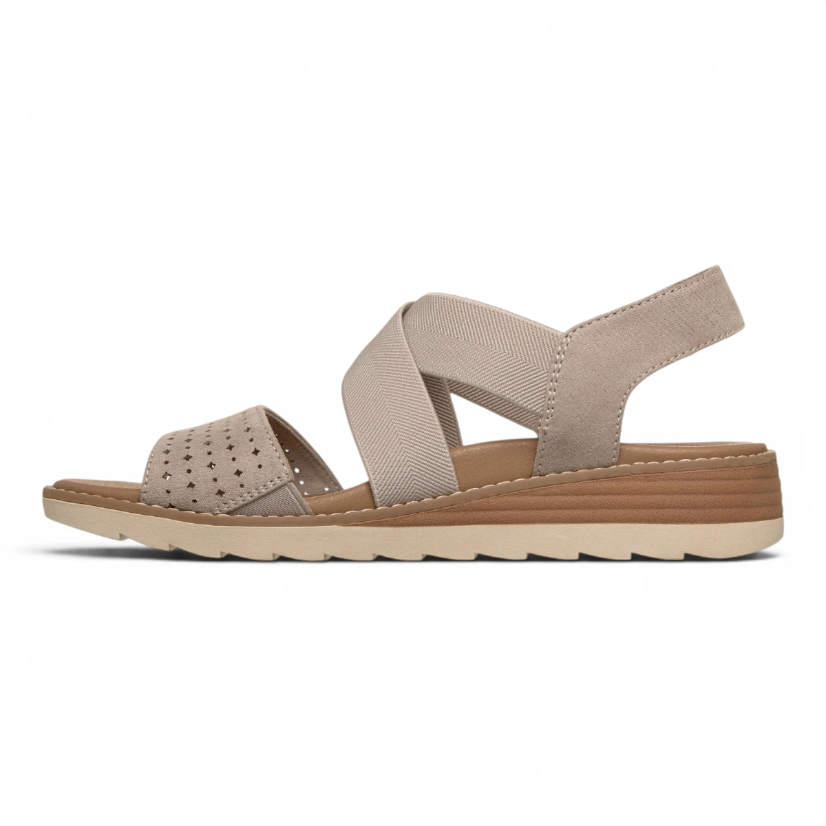 113890-TPE Ženske sandale Arch Fit Oasis B Perf taupe Skechers