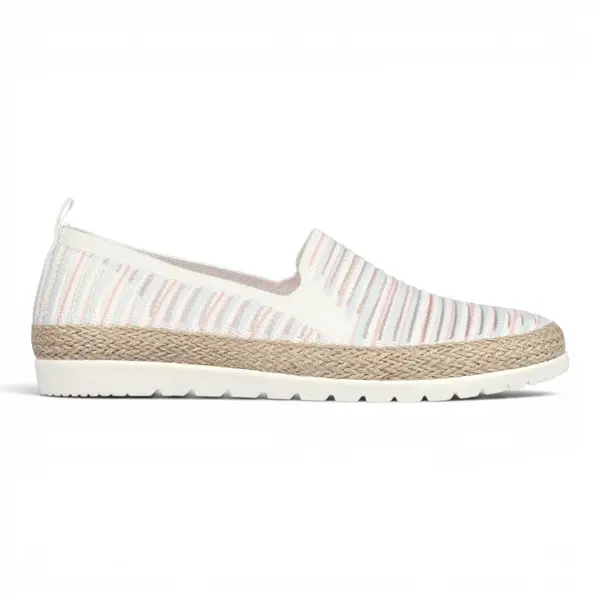 113980-WMLT Ženske slip-on Flexpadrille 3.0 espadrile bijele Skechers