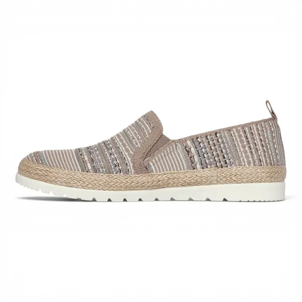113982-TPMT Ženske slip-on Flexpadrille 3.0 espadrile bež Skechers