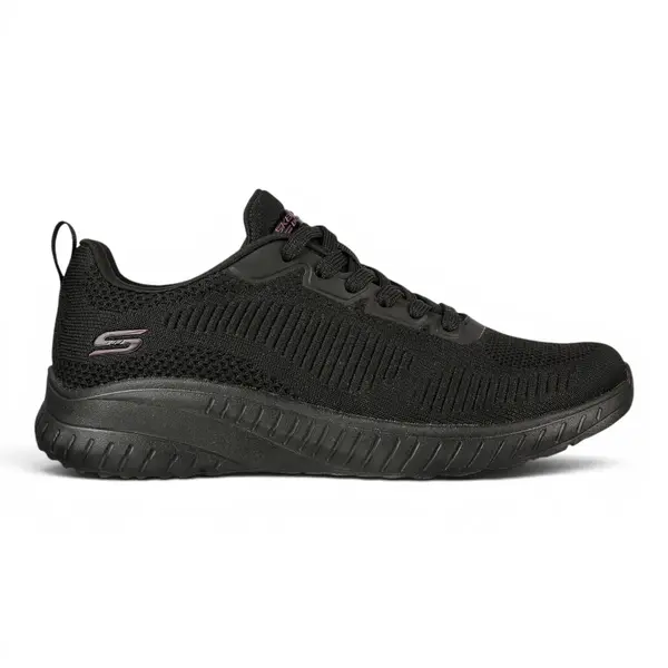 117209-BBK Ženske tenisice BOBS Squad Chaos crne Skechers