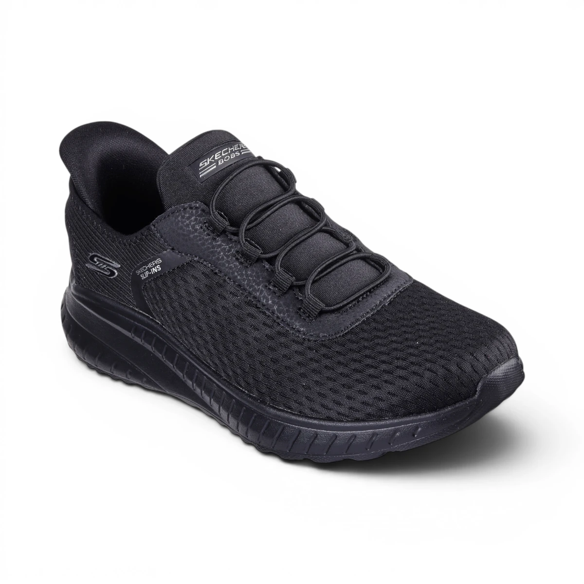 117504-BBK Ženske tenisice BOBS Squad Chaos In Color crne Skechers