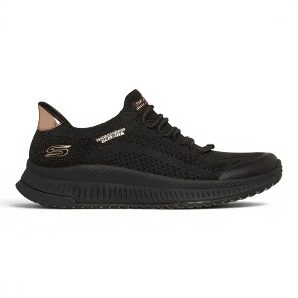 117743-BBK Crne ženske tenisice BOBS Squad 4 Dire Step – Skechers