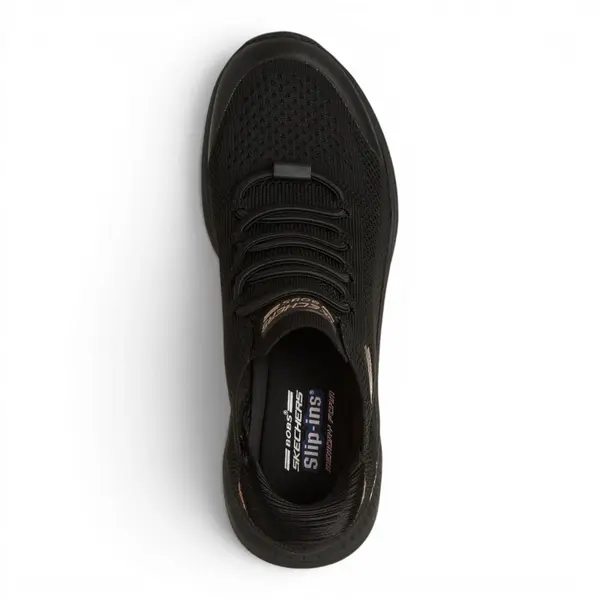117743-BBK Crne ženske tenisice BOBS Squad 4 Dire Step – Skechers