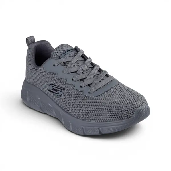 118106-DKGY Sive muške tenisice BOBS B Flex Chill Edge – Skechers