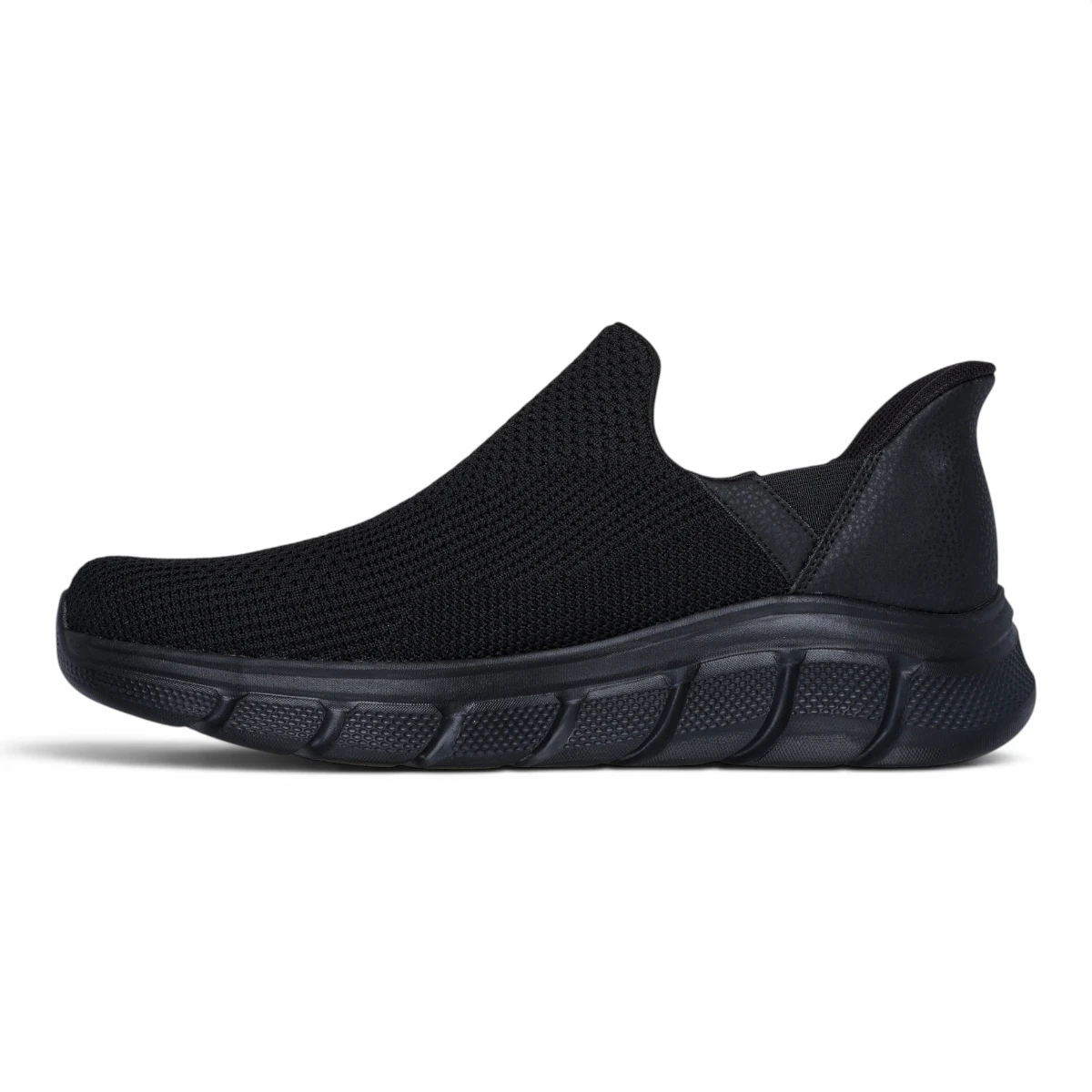 118306-BBK Crne muške mokasine BOBS B Flex Resili – Skechers