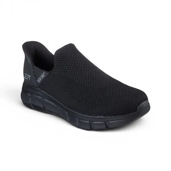 118306-BBK Crne muške mokasine BOBS B Flex Resili – Skechers